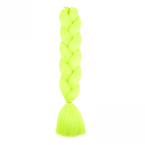 Color Braids Neon Yellow