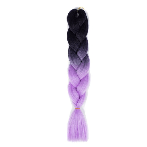 Color Braids Ombre Viola