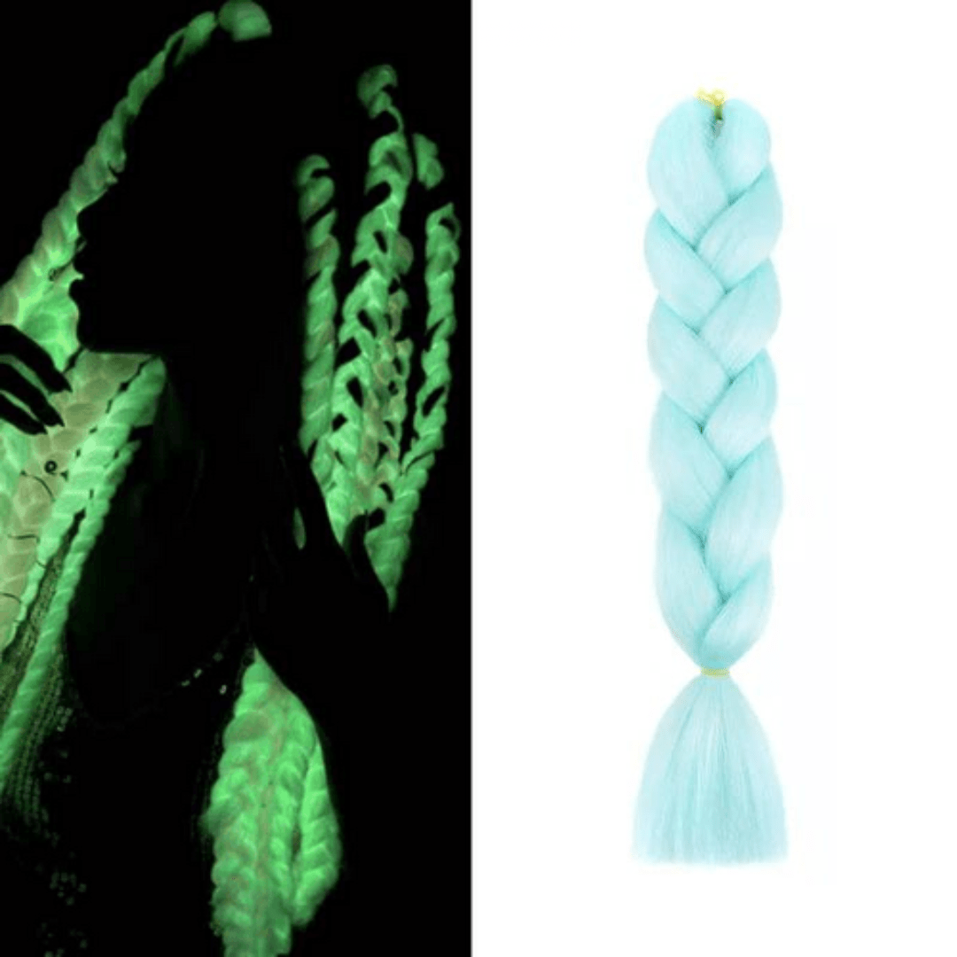 Color Braids Glow Peppermint